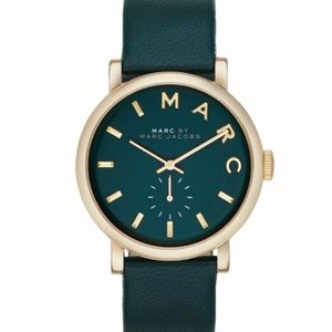 Gold and green leather Marc by Marc Jacobs Watch